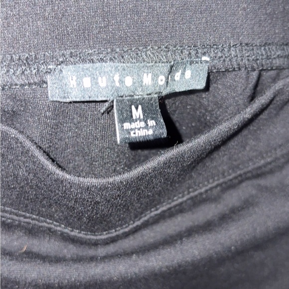 Haute Monde Black Floral Lace Pencil Skirt - Picture 2 of 2